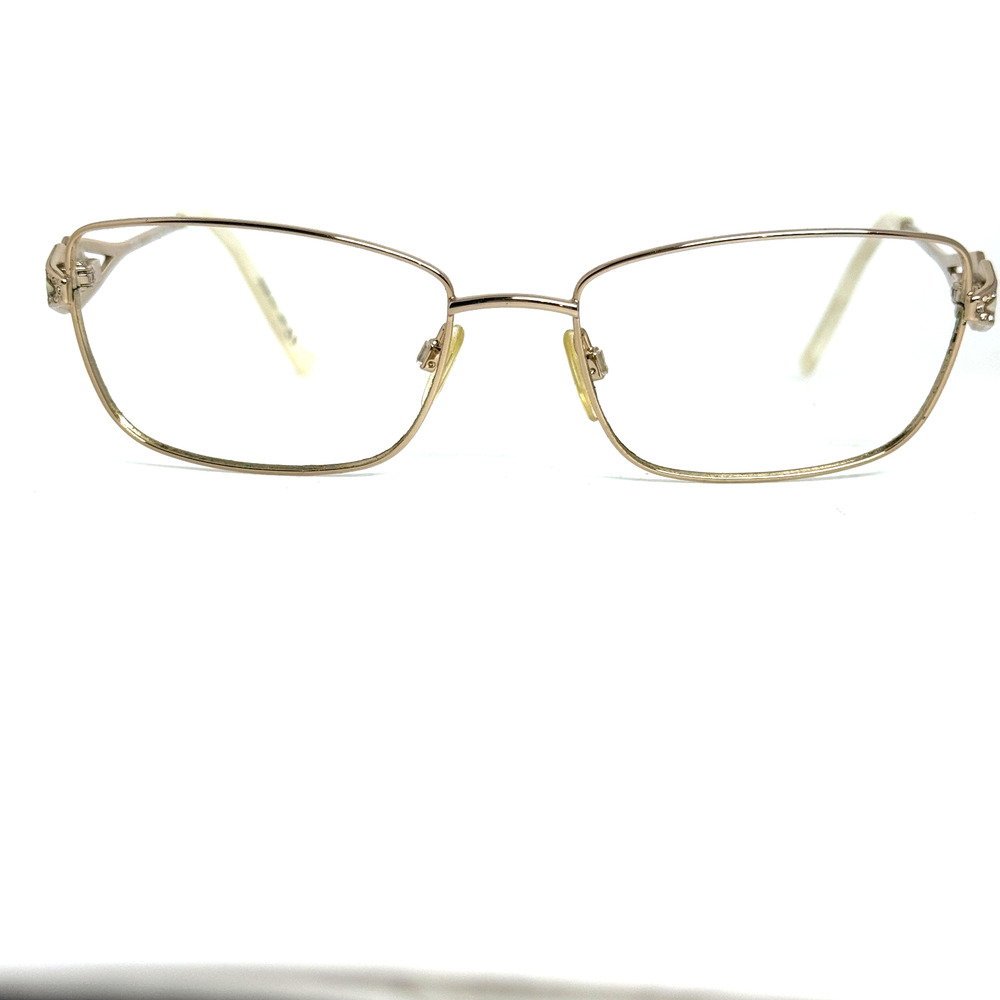 Tura Brilliance‎ Eyeglasses Frames TE261 Gold Full Rim 54-17-140 H18869